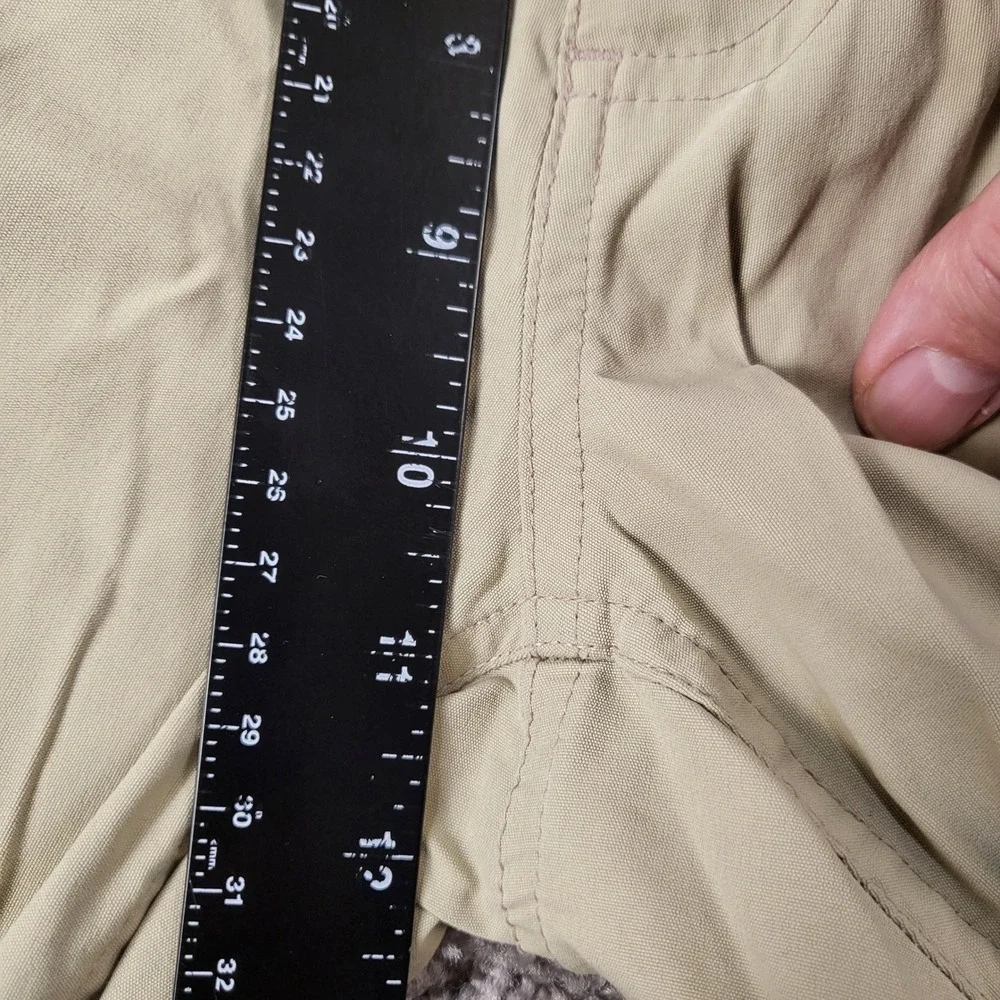 Eddie Bauer Travex‎ Mens 35x32 Khaki Tan Nylon Stretch Tactical Pants 13807889